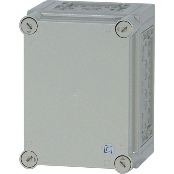 Insulated enclosure, +knockouts, RAL7035, HxWxD=250x187.5x150mm image 3