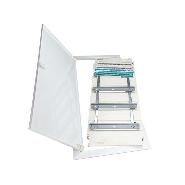 Frame with door and insert for KVM high 4-row, 48/56MW image 1