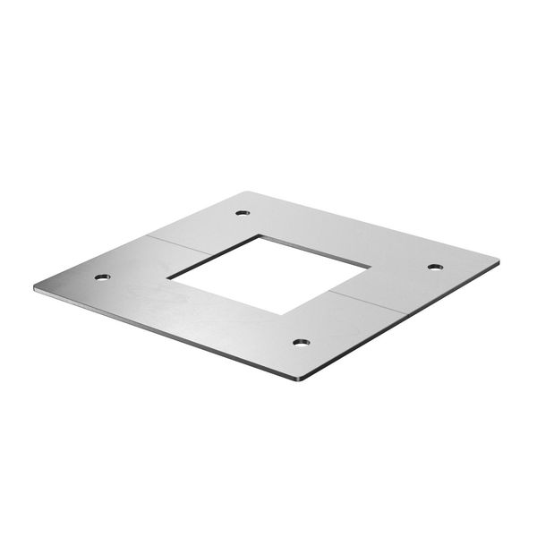 DBT130130WA  Ceiling plate for telescope, for ISS130130, white aluminum, Steel image 1