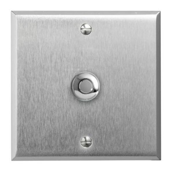 Art d'Arnould universe Memory push button round 2A - brushed steel image 1