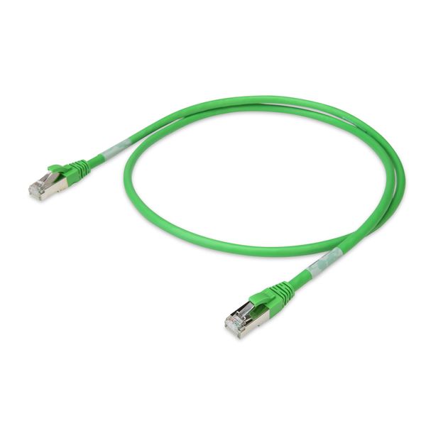 ETHERNET cable RJ-45 RJ-45 green image 1