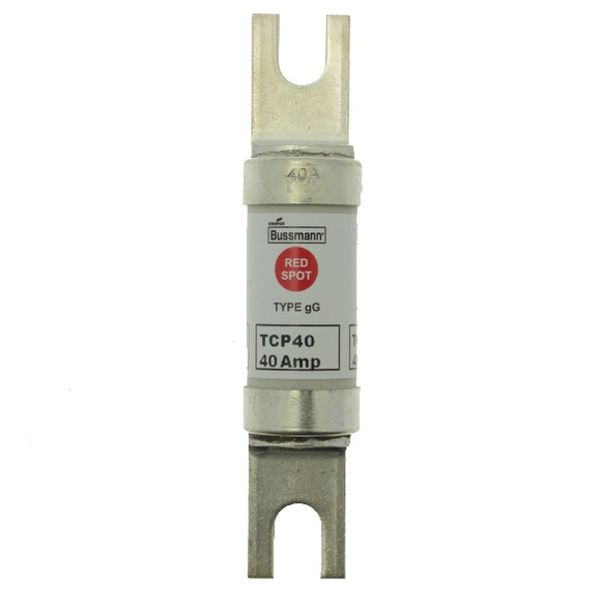 Fuse-link, low voltage, 40 A, AC 660 V, DC 460 V, BS88/A4, 26 x 110 mm, gL/gG, BS image 1