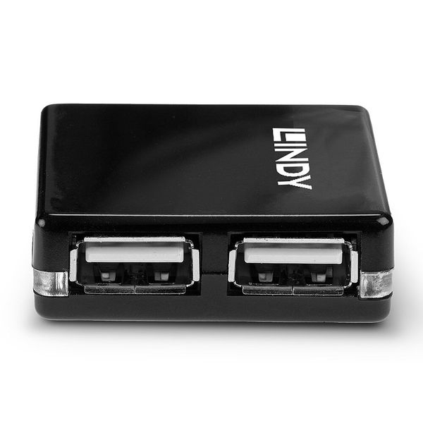 4 Port USB 2.0 Mini Hub Compact hub for 4 additional USB 2.0 devices image 2