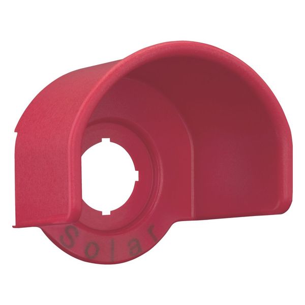 Guard-ring, red, with SOLAR laser inscribed image 11