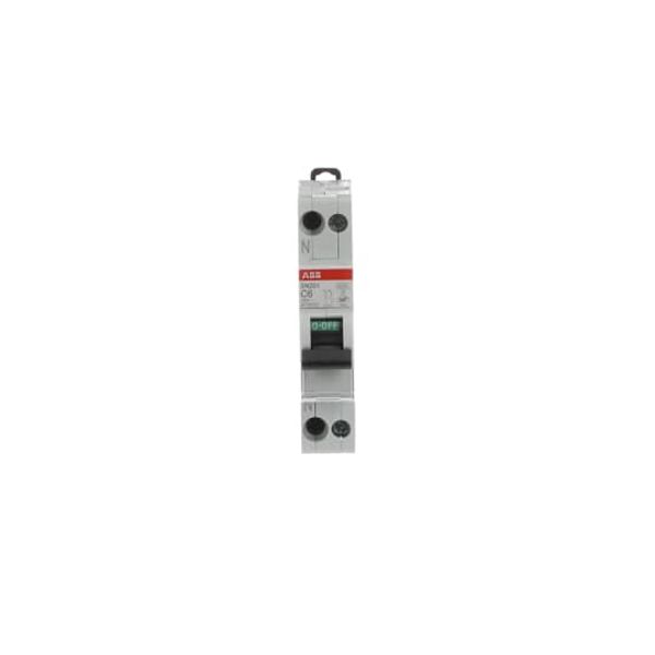 SN201-C6-L Miniature circuit breaker - 1+NP - C - 6 A image 1