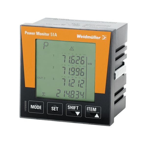 Measuring device electrical quantity, 0…500 V, Modbus RTU image 1
