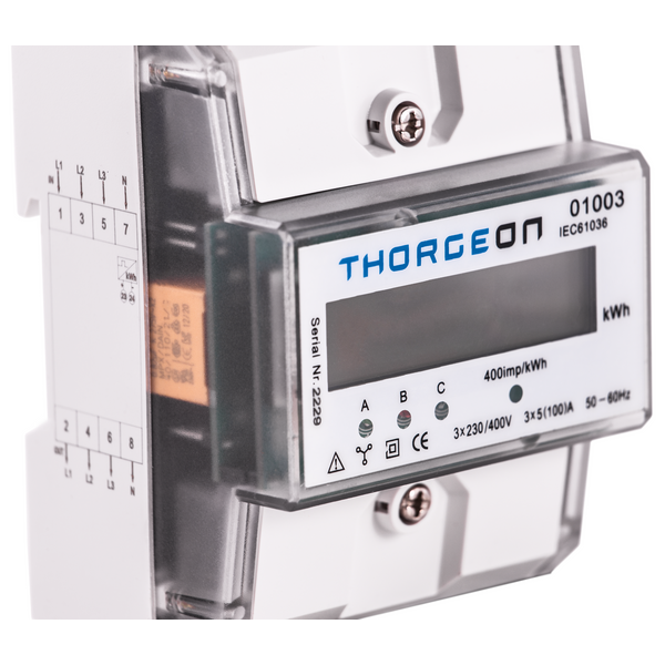 3-Phase DIN Energy Meter 100A THORGEON image 3