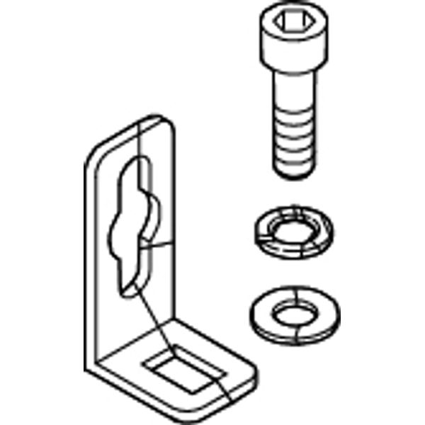 Cabinet mounting element IP55 for N-cab. image 1