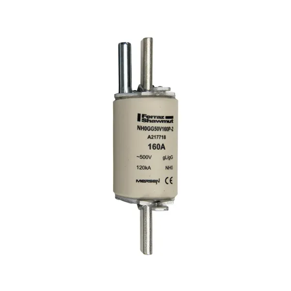 Fuse-link NH0 gG 500VAC 160A live tags Striker image 1