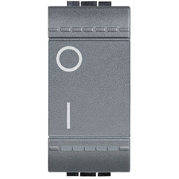 LL - 1 way switch 2P 16A 1m anthracite image 2