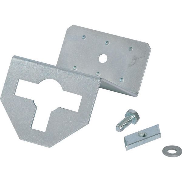 Wall fixing bracket for CI housing, T=100mm image 3