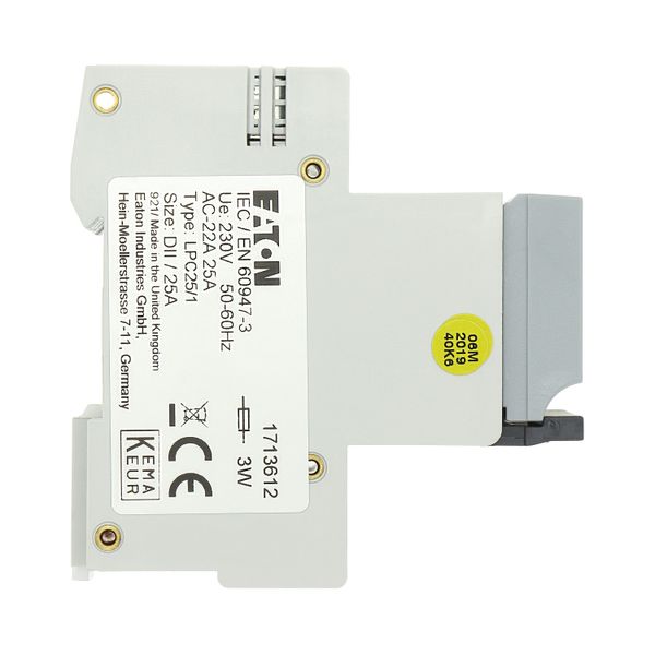 Fuse switch-disconnector, LPC, 25 A, service distribution board mounting, 1 pole, DII image 27