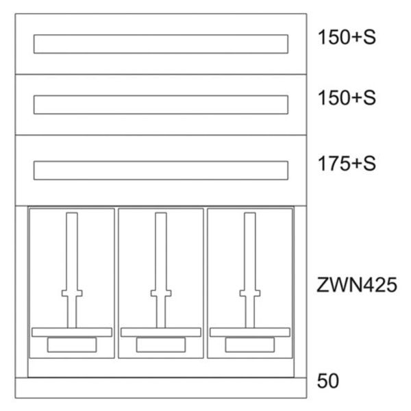 BP-U-3S-WN-800/10-3Z Eaton xEnergy Basic LV systems Low voltage switchgear image 1