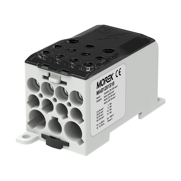 OJL280A in 1xAl/Cu120 out 2x35/5x16/ 4x10mm² Distribution block image 1