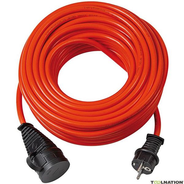 BREMAXX extension cable IP44 10m orange AT-N07V3V3-F 3G2,5 image 1