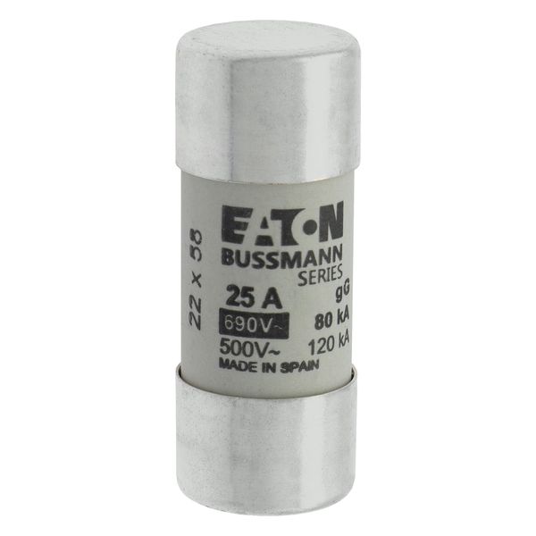 Fuse-link, LV, 25 A, AC 690 V, 22 x 58 mm, gL/gG, IEC image 16
