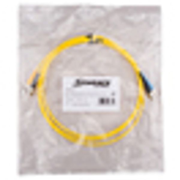 FO Patchcord Duplex ST/FC, 9/125æm OS2, LS0H-3, yellow, 2.0m image 3