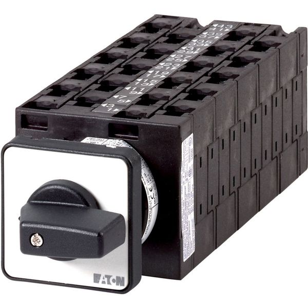 Step switches, T3, 32 A, flush mounting, 1 contact unit(s), Contacts: 21, 45 °, maintained, Without 0 (Off) position, 1-7, Design number 15021 image 4
