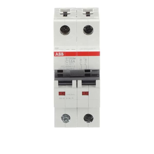 ST202M-C1.6 Miniature Circuit Breaker - 2P - C - 1.6 A image 1