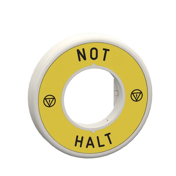 VERL,RING NOT HALT 24VACDC ROOD image 1