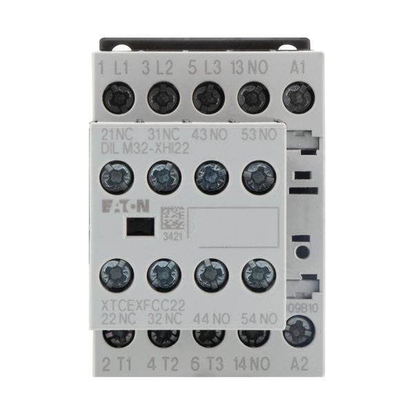 Contactor, 380 V 400 V 4 kW, 3 N/O, 2 NC, 24 V DC, DC operation, Screw terminals image 7