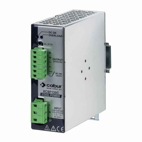 Single-phase power supply input 120-230Vac / output 24Vdc 5A image 1