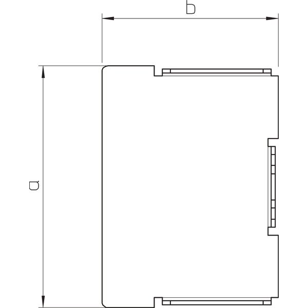 LKM E40060FS End piece  40x60mm image 2