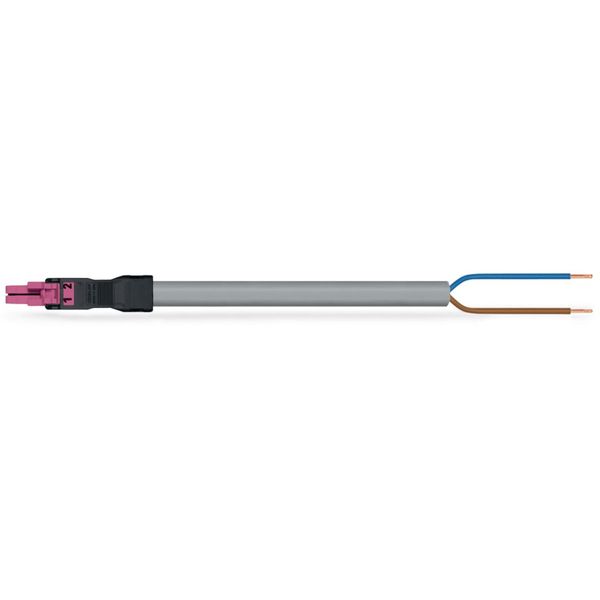 pre-assembled connecting cable Eca Socket/open-ended pink image 2