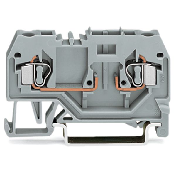 2-conductor carrier terminal block for DIN-rail 35 x 15 and 35 x 7.5 4 image 2