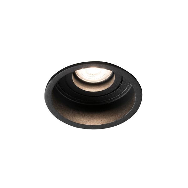 HYDE BLACK ROUND ORIENT. GU10 image 1