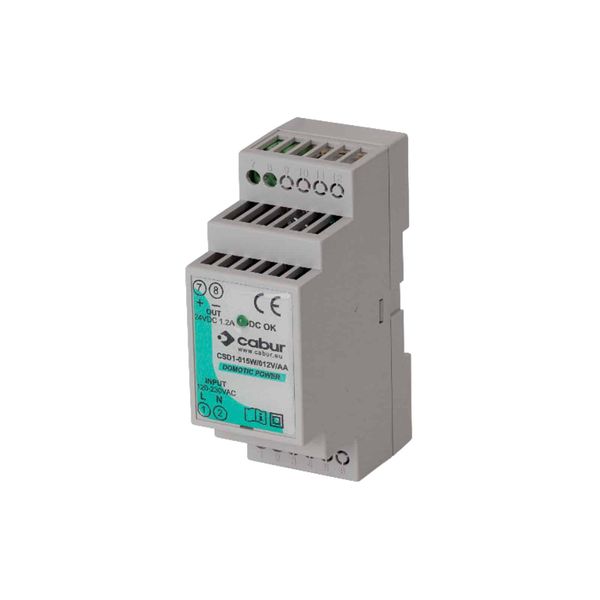 Single phase power supply IN: 120–230 Vac / OUT: 12 Vdc 1.2 A image 1