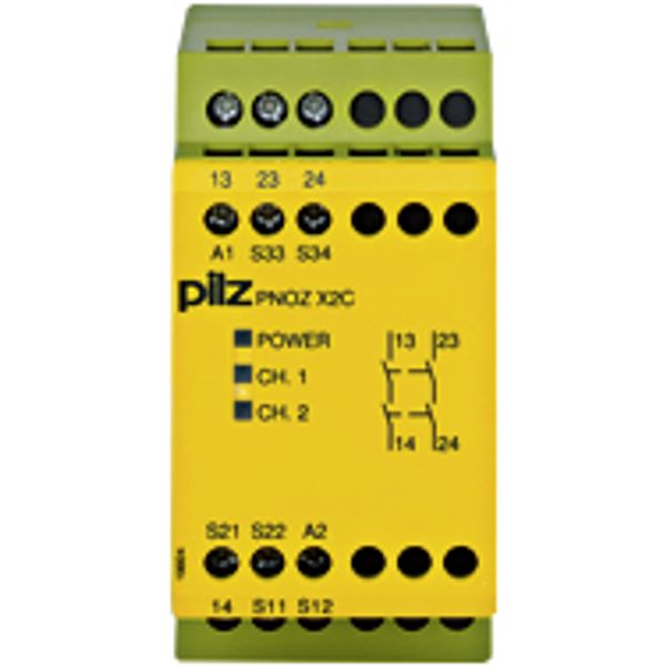 PNOZ X2C 24VAC/DC 2n/o image 1