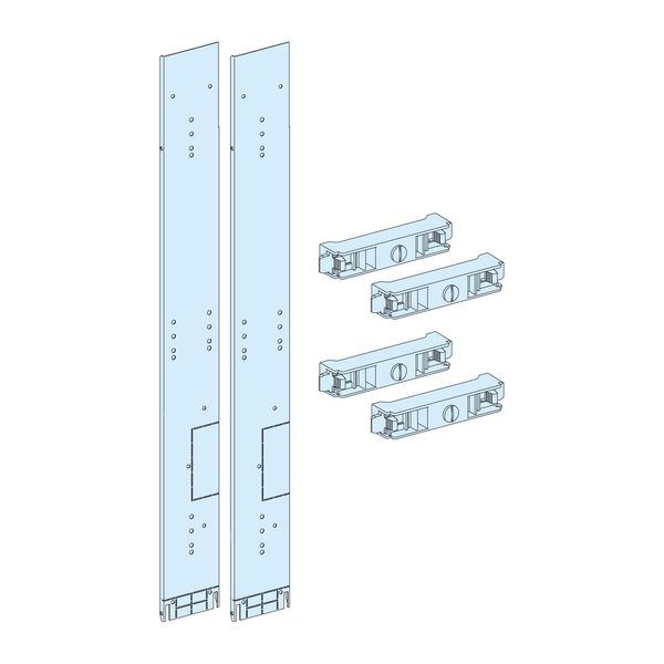 Form 2 front barrier for lateral vertical busbars, L = 150 mm image 1