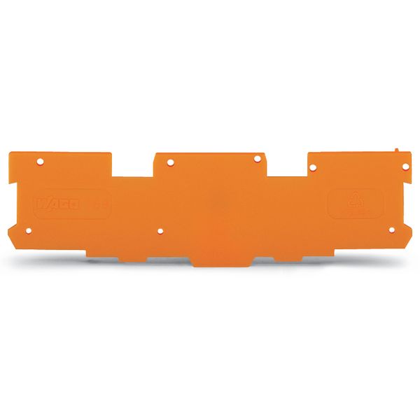 End and intermediate plate 1.1 mm thick orange image 2