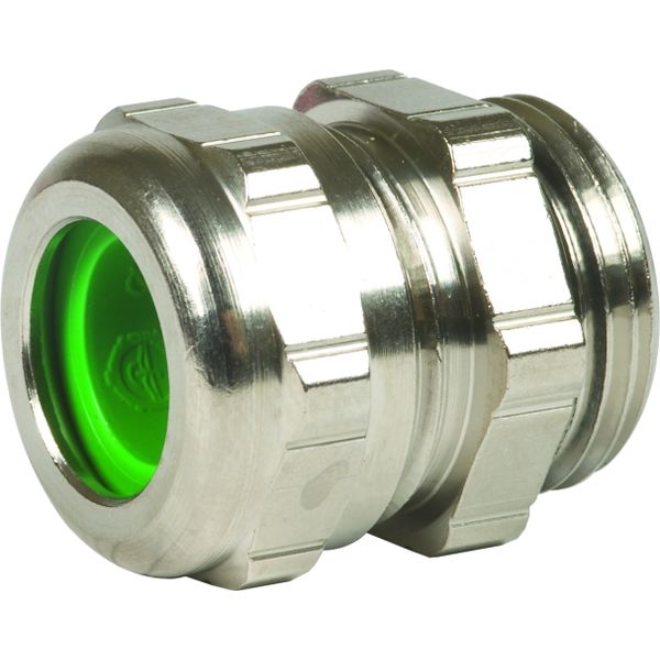 Cable gland M20, brass sealing range 7-10.5mm image 1