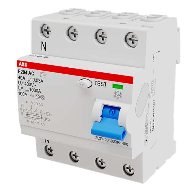 F204 AC-40/0.03-L Residual Current Circuit Breaker image 2