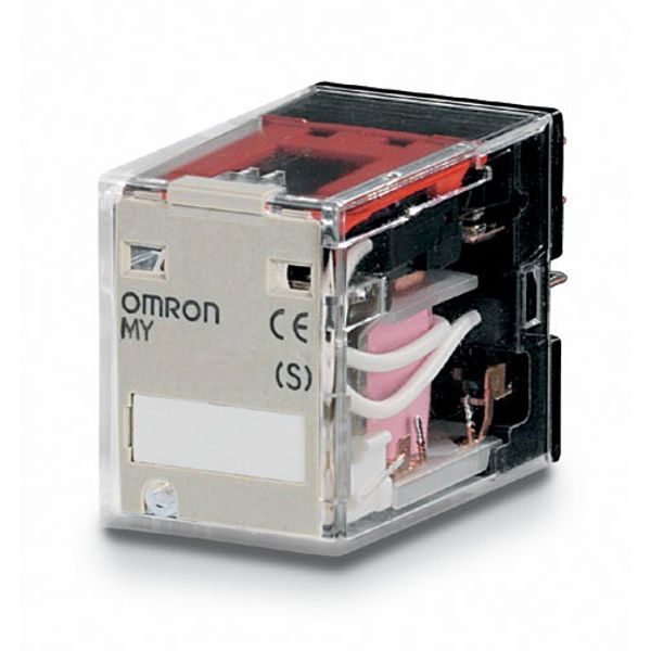 Relay, plug-in, 8-pin, DPDT, 10 A, mech indicator, label facility image 3