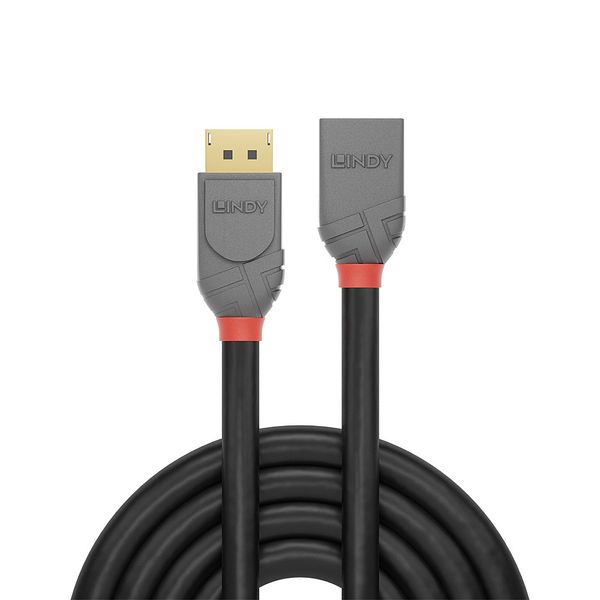 2m DisplayPort 1.4 Extension Cable, Anthra Line DP Male to Female image 2