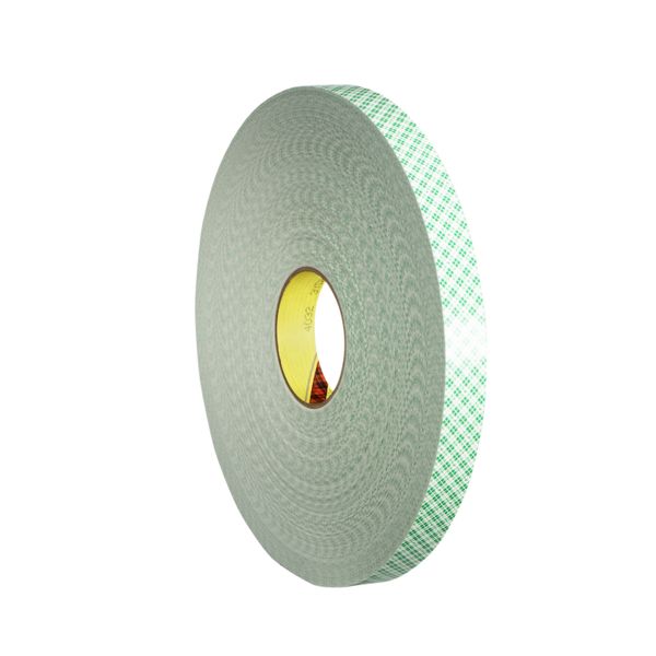 3M™ Double Coated Urethane Foam Tape 4032, White, 19 mm x 66 m, 0.8 mm image 1