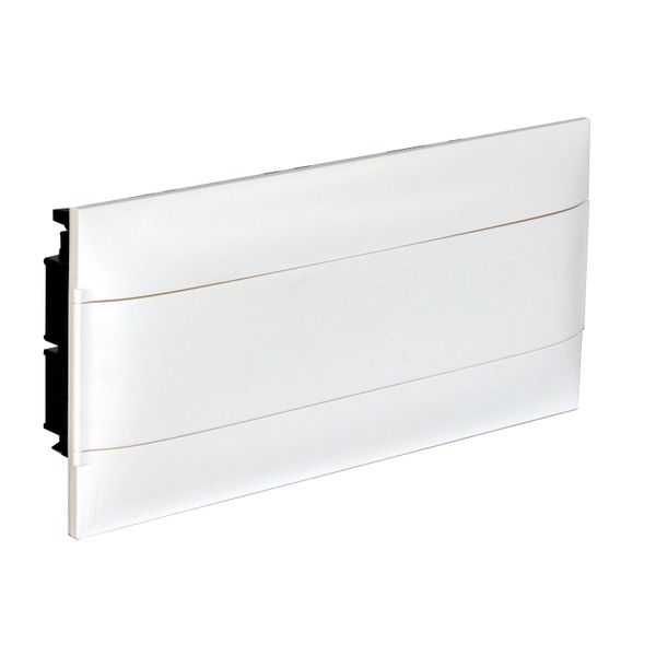 1X22M FLUSH CABINET WHITE DOOR EARTH+XNEUTRAL TERMINAL BLOCK FOR DRY WALL image 1