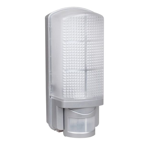 LED Luminaire 6W OUT. PIR IP44 silver 2400002 SHADA image 1