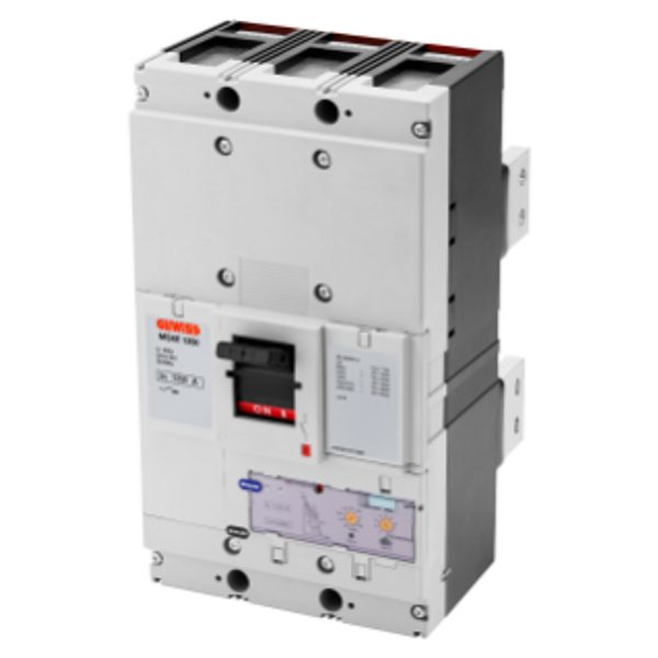 MSXE 1250 - MCCB'S WITH ELECTRONIC RELEASE - LSI - INTERLOCKED - REAR TERMINAL - 50KA 3P 1250A 690V image 1