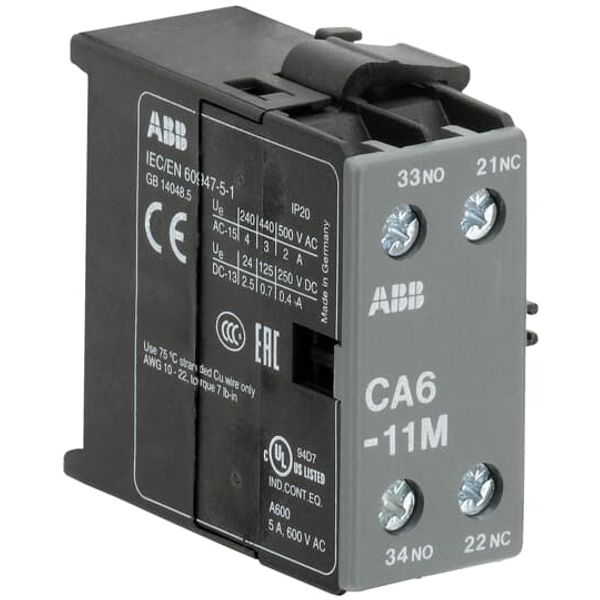 CA6-11M Auxiliary Contact image 3