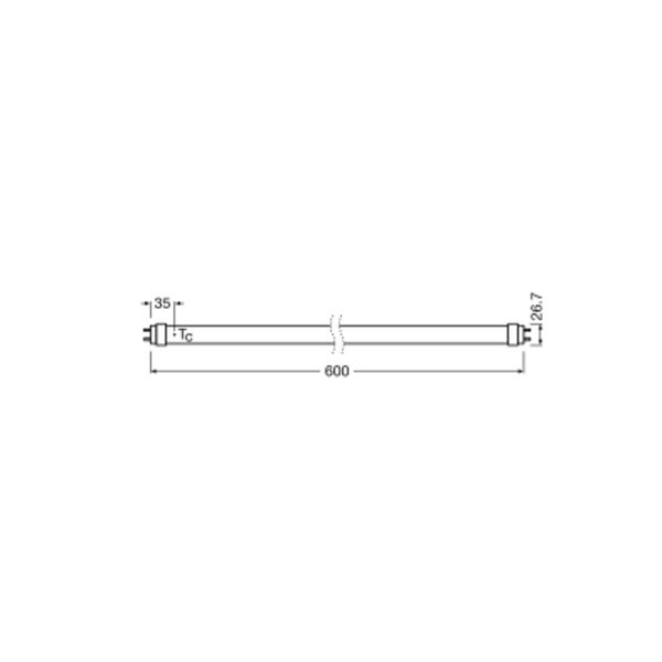 SubstiTUBE T8 EM STAR PC 6.6 W/4000 K 600 mm image 9