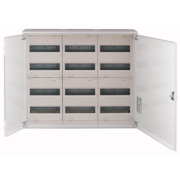 Wall-mounted enclosure EWK complete, IP31, 144 SU, protection class II, HxWxD=650x800x230mm image 6