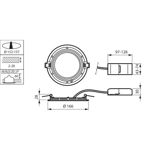 DN145B LED20S/840 WIA-E WH image 3