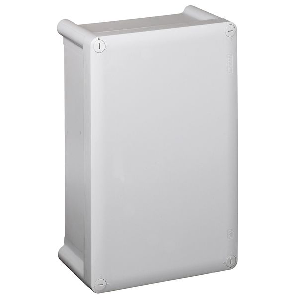 IP55 IK07 Plastic Industrial Enclosure - 360x270x124mm with opaque cover - RAL7035 image 1