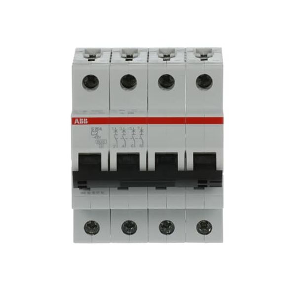 S204-B2 Miniature Circuit Breaker - 4P - B - 2 A image 3