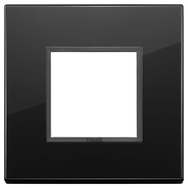 Plate 2M crystal total black diamond image 1