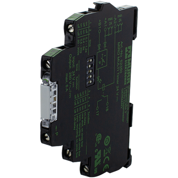 MIRO 6.2 MULTI-TIMER TRANSISTOR SK IN: 24 VDC - OUT: 24 VDC / 0.1 A image 1